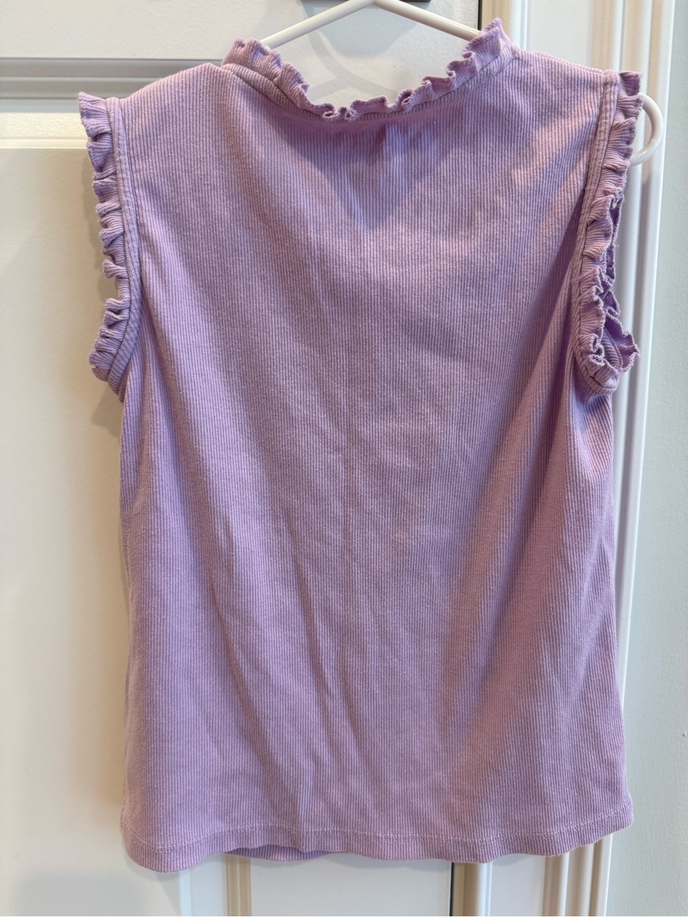 Crewcuts Lavender Ruffle Tank Top - Picture 3 of 3